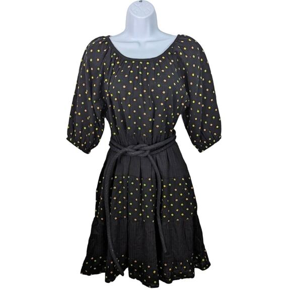 Ace & Jig Lola Dot Dress Black Colored Polka Dot 100% Cotton Size XS NWT - Picture 1 of 10